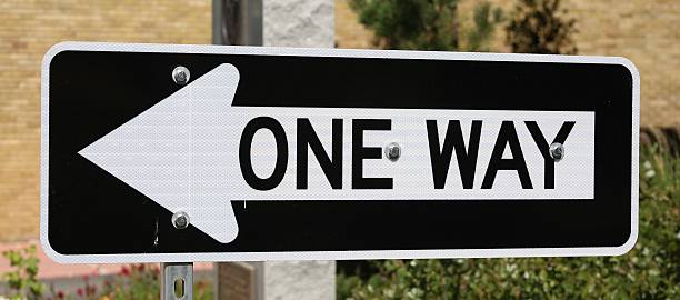 istock One Way Street Sign 520277787