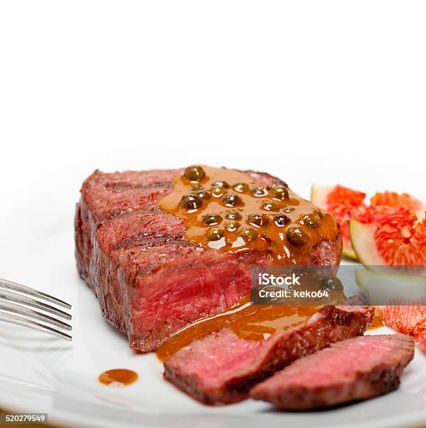 Green Peppercorn Beef Filet Mignon Stock Photo - Download Image Now - Backgrounds, Barbecue - Meal, Beef