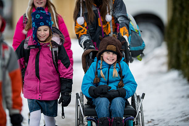 istock Kids walking to school 520281893