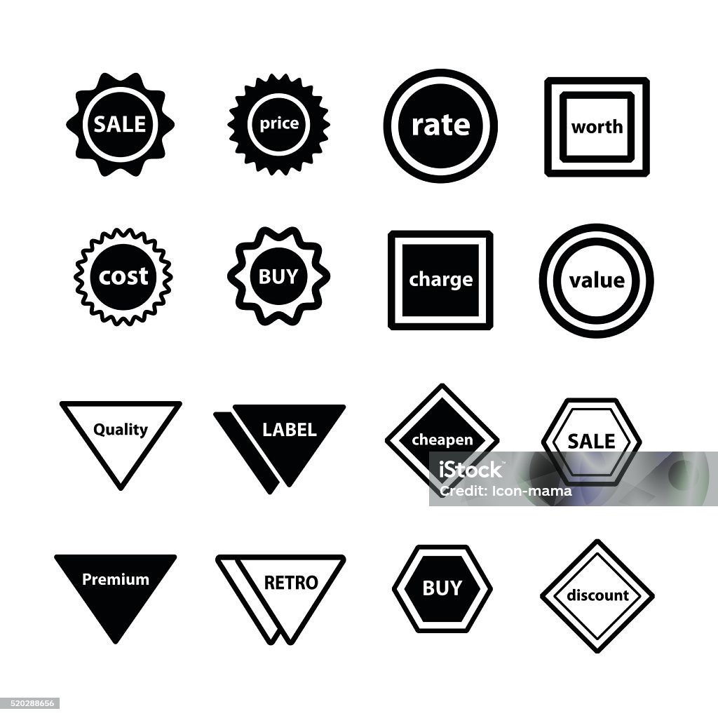 Label Designer Vector Label Design Vector Stock Illustration - Download Image Now ...