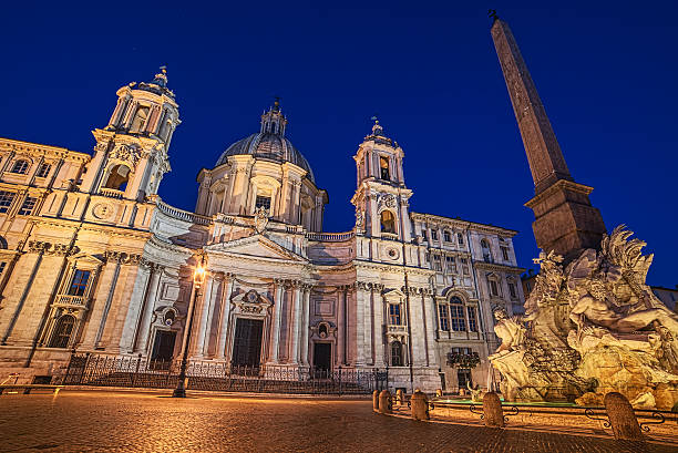 istock Rome, Italy: Piazza Navona, Sant'Agnese in Agone Church 520292204