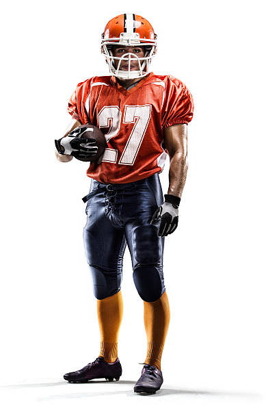 istock Isolated american football player 520292735