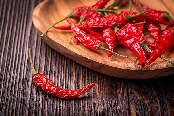 istock Dry red hot chili peppers 520293382