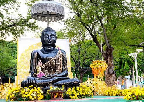 Buddha statue in Sanam Luang, Bangkok, Thailand.