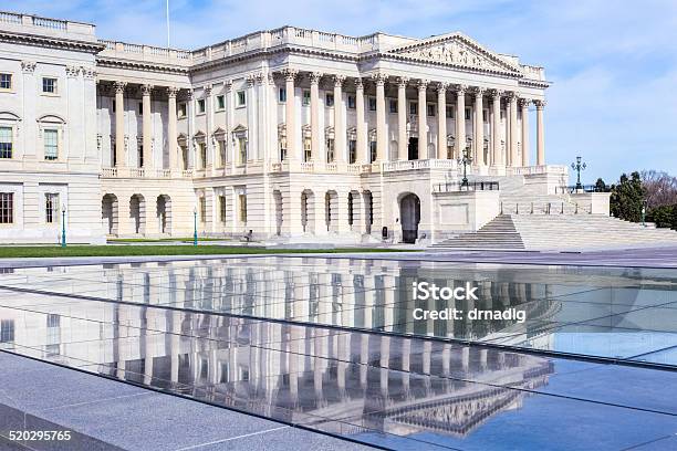 United States Senate Reflected In Visitor Center Skylights Stock Photo - Download Image Now