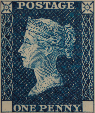 The Worlds second postage stamp after the penny black. Issued 18 May 1840.
