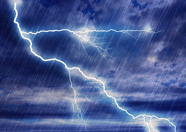 istock rain storm backgrounds with lightning in cloudy weather 520295906