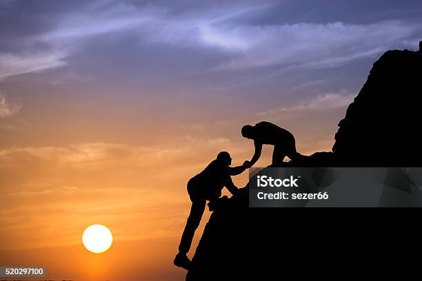 Helping Hand Stock Photo - Download Image Now - In Silhouette, A Helping Hand, Assistance