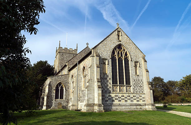 istock Burnham Thorpe, All Saints parish church 520299415