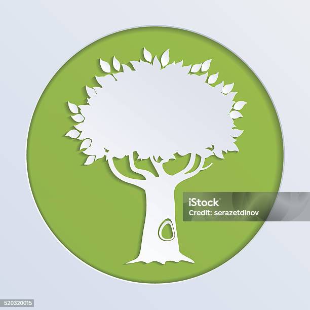 Paper Tree Stock Illustration - Download Image Now - Abstract, Art And ...
