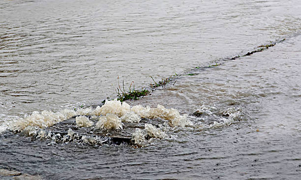Flooding, sewer clogged after heavy rains in thailand