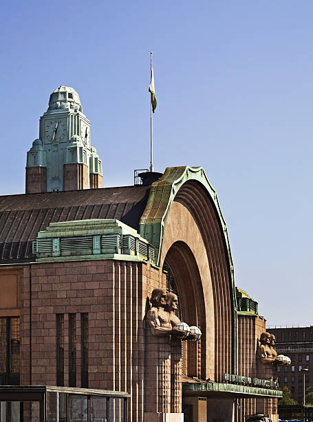 istock Helsinki Central railway station. Finland 520323600