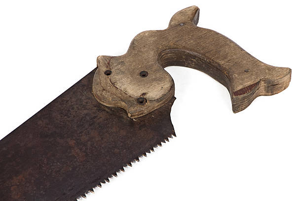 istock Image of handsaw with wood handle 520324273