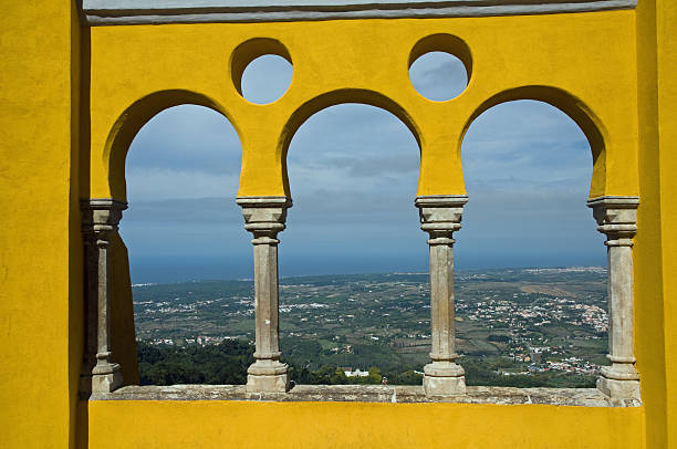 istock Romantic window of Royal palace. 520326125