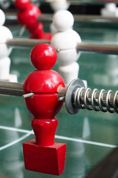 istock Closeup football table game 520326709