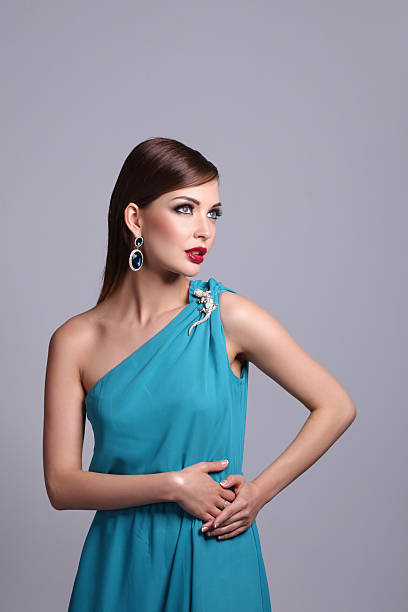 istock Beautiful woman with evening make-up. 520326947