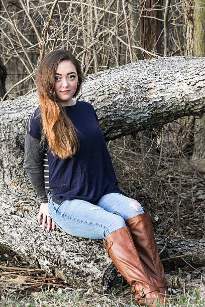 istock Female Teenager Posing For Camera 520332408