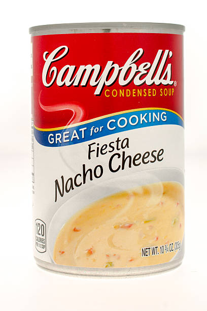 campbell sopa sopa de queijo nacho - campbells - fotografias e filmes do acervo