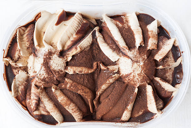 istock Tiramisu ice cream in the container 520358295