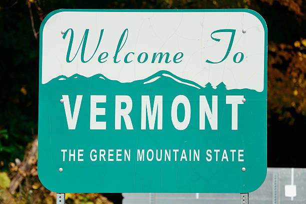 istock Vermont state welcome sign 520359490