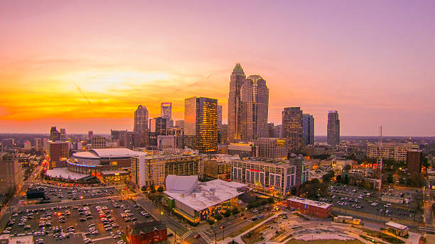 istock sunset sunrise over charlotte skyline north carolina 520359546