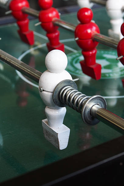 istock Closeup football table game 520359695