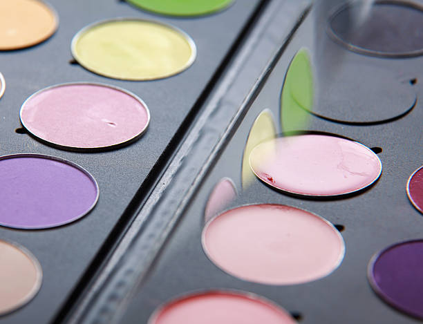 istock Professional cosmetics, palette with eyeshadow, make-up 520360201