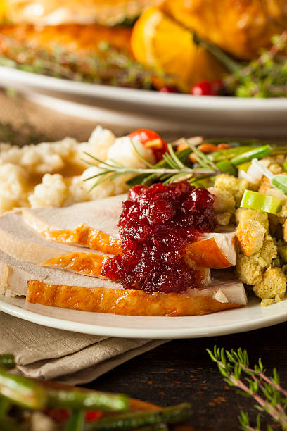 istock Homemade Thanksgiving Turkey on a Plate 520360605