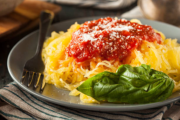 istock Homemade Cooked Spaghetti Squash Pasta 520360789