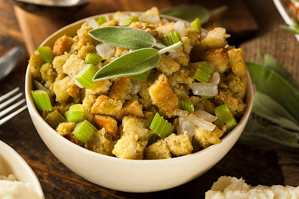 istock Homemade Stuffing for Thanksgiving 520361035