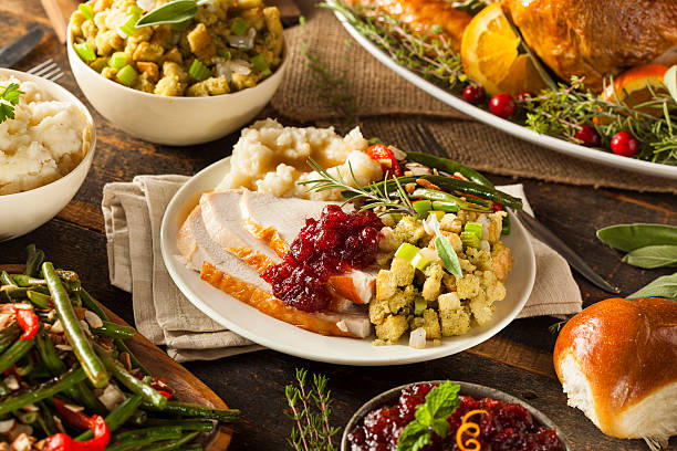 istock Homemade Thanksgiving Turkey on a Plate 520361381