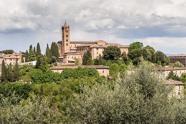 Tuscan Village stock photo