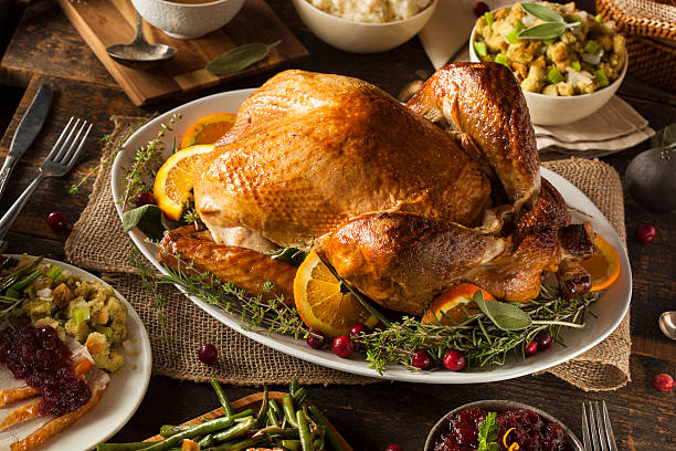 istock Whole Homemade Thanksgiving Turkey 520363081