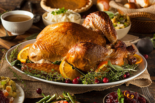 istock Whole Homemade Thanksgiving Turkey 520363083