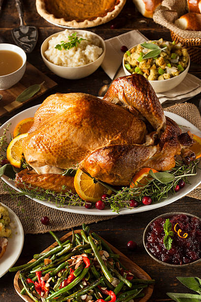istock Whole Homemade Thanksgiving Turkey 520363085