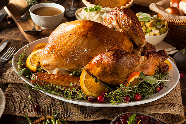 istock Whole Homemade Thanksgiving Turkey 520363499