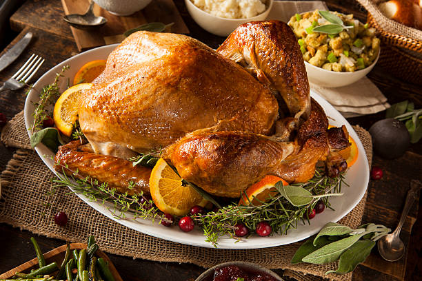istock Whole Homemade Thanksgiving Turkey 520363501