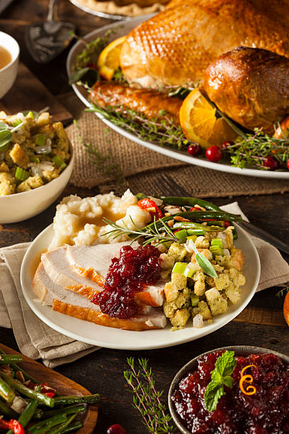 istock Homemade Thanksgiving Turkey on a Plate 520363503