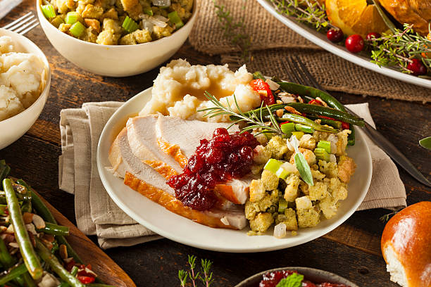 istock Homemade Thanksgiving Turkey on a Plate 520363509