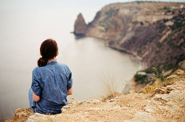 istock Girl on the hill 520364197