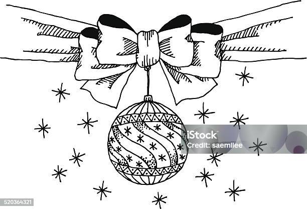 Christmas Ornament Doodle Stock Illustration - Download Image Now - Christmas Ornament, Glass - Material, Knick Knack