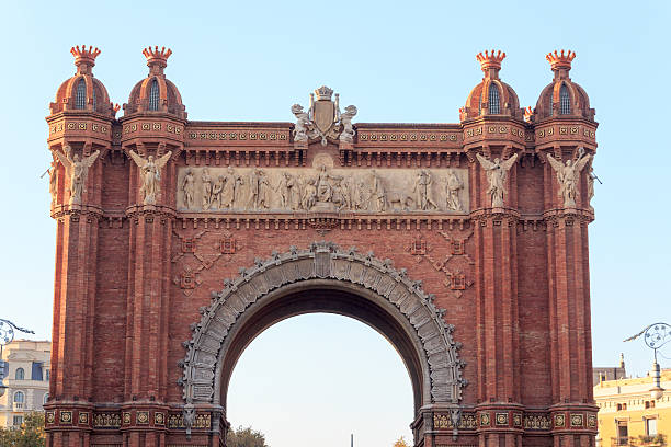 istock Triumphal arch Arc de Triomf in Barcelona 520367040