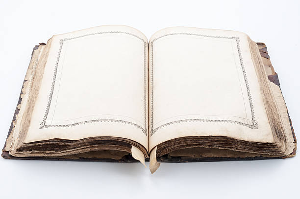 istock Net reversal of an old book. 520388037