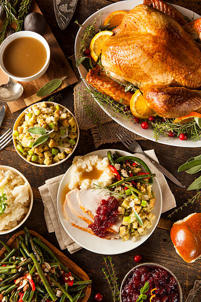 istock Homemade Thanksgiving Turkey on a Plate 520388635