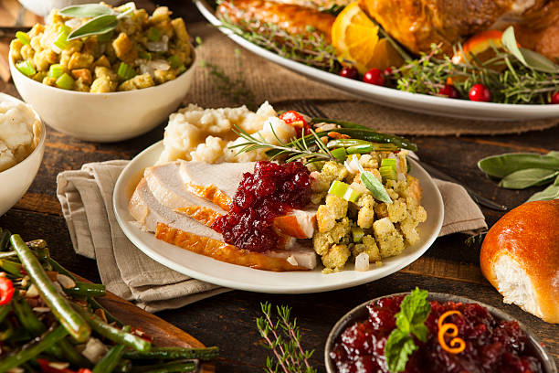 istock Homemade Thanksgiving Turkey on a Plate 520388639