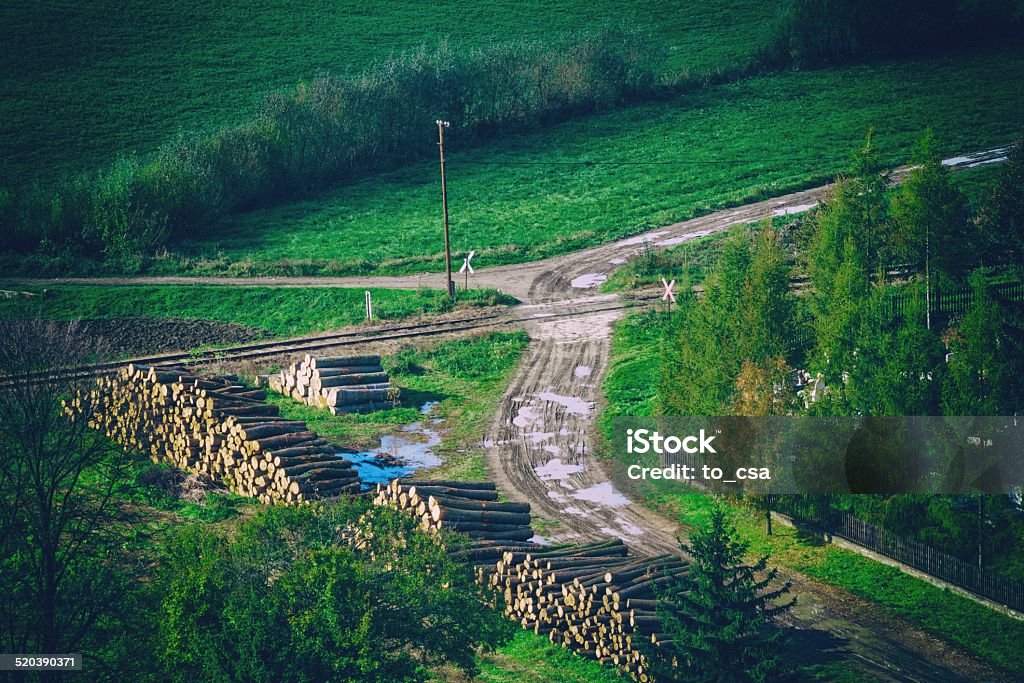 Nograd, Hungary Landscape Agricultural Field Stock Photo