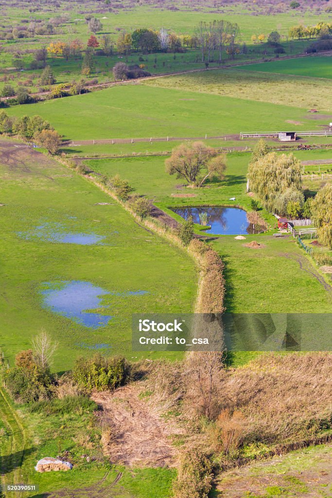 Landschaft - Lizenzfrei Agrarbetrieb Stock-Foto