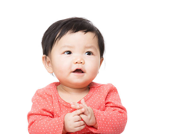 asien babymode – mädchen - korea child baby asian culture stock-fotos und bilder