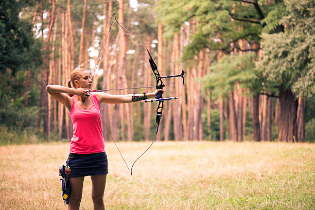 istock Woman with the bow 520409535