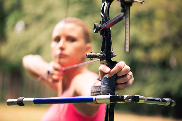 istock Woman with the bow 520409547